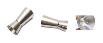 Барменская мерка для алкоголя и напитков 25/50мл HENDI