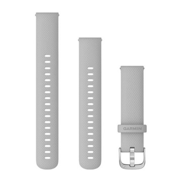 Silikonowy pasek Garmin Vivoactive 4s, Vivomove 3s, Venu 2s szary