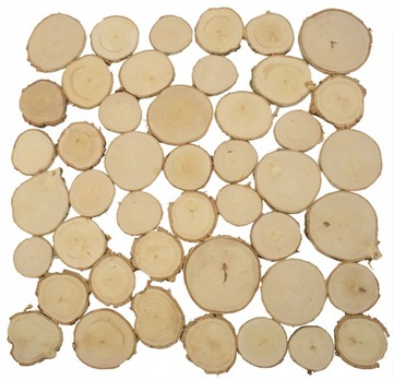 Plastry, krążki drewna 6-12 cm na ścianę, kominek,