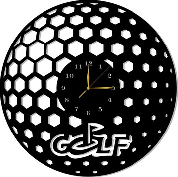 AŻUROWY ZEGAR ŚCIENNY GOLF 50CM L 16 KOLORÓW