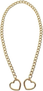 Heart Slip Chain Necklace, Heart O-Ring Slip Chain Necklace For Women,
