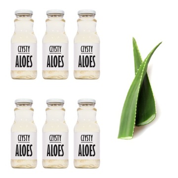 sok aloes 100% sok tłoczony aloesu aloesowy NFC 6x250ml dodatek do drinków