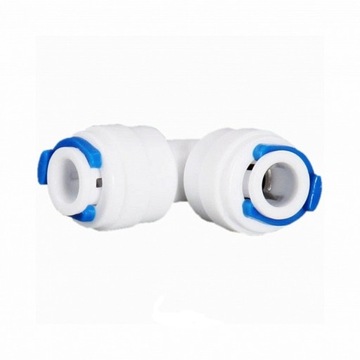 KOLANKO SZYBKOZŁĄCZKA 2 x 1/4'' WĘŻYK OSMOZA RO