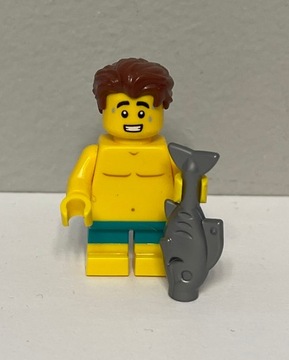 LEGO BAM 2023 Chłopiec z rybą figurka nowa