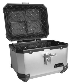 КОРОБКА ДЛЯ КВАДРОЦИКЛА AWINA, СЪЕМНАЯ С ОБЛИЦОВКОЙ, 35 Л + 2 РАМЫ