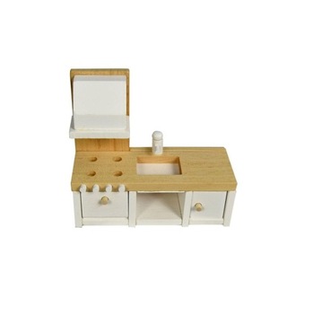 ДЕРЕВЯННАЯ МЕБЕЛЬ ДЛЯ КУКОЛЬНОГО ДОМА, БОЛЬШОЙ КОМПЛЕКТ