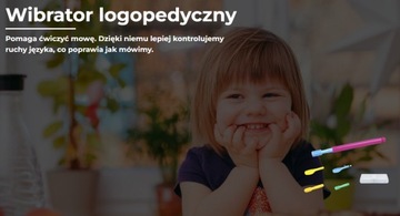 Wibrator logopedyczny Z-Vibe 6 końcówek i pudełko do przechowywania zestaw