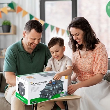 КОПИЛКА СЕЙФ АВТОМОБИЛЬ ПОЛИЦЕЙСКИЕ БАНКНОТЫ МОНЕТЫ С КОДОМ ПОЛИЦЕЙСКАЯ АВТОМОБИЛЬ ДЛЯ ДЕТЕЙ