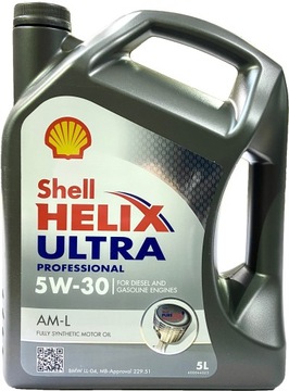 Olej silnikowy Shell Helix Ultra AM-L 5W30 5L