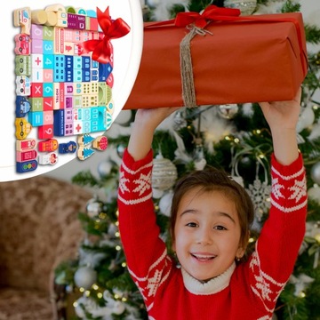 Деревянные блоки City Cars 100 блоков Развивающая конструкция большая