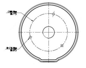 UCHWYT DO KAMERY TR-JB03-H-IN UNIVIEW 126x126x36mm