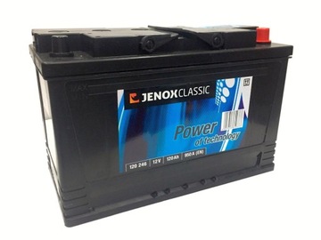 Akumulator Jenox Classic 12V 120Ah 950A P+ 120246