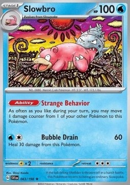Scarlet & Violet Holo 043/198 Slowbro