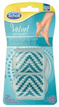 Szczoteczki złuszczające do pilnika Scholl Velvet