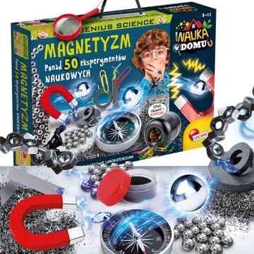 MAGNETYZM NAUKA W DOMU ZESTAW 50 EKSPERYMENTÓW
