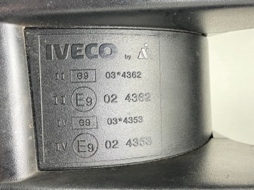 Правое зеркало Iveco Daily длинная антенна 9PIN EU