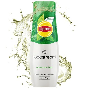 ZESTAW SYROPÓW SODASTREAM PEPSI MAX 7UP LIPTON GREEN TEA KONCENTRAT 440ML