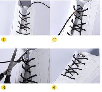 SZNURÓWKI DO BUTÓW ADIDASÓW zakręcane elastyczne SZNUROWADŁA BEZ WIĄZANIA