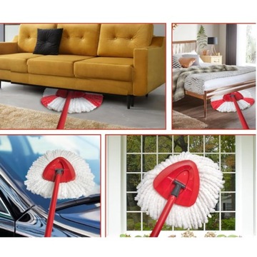 РУЧКА ДЛЯ ВРАЩАЮЩЕЙСЯ ШВАБРЫ VILEDA WRING&CLEAN TURBO, ТРЕУГОЛЬНАЯ РАМКА