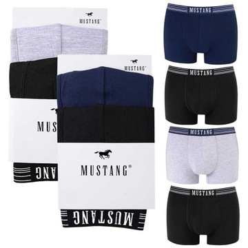 MUSTANG Bokserki Męskie Bawełniane BM1053 4sztuki 2XL