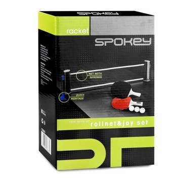 Набор для настольного тенниса SPOKEY: ракетки + сетка + мячи