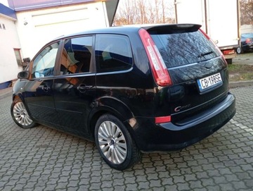 Ford C-MAX I 1.8 Duratec 125KM 2008 Ford C-MAX 1.8 PROSTA benzyna KLIMATRONIK kolor NAVI piekny czarny 1.8, zdjęcie 12