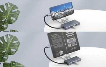 АДАПТЕР ORICO-концентратор-разветвитель USB-C НА HDMI USB-A VGA AUX USB-C