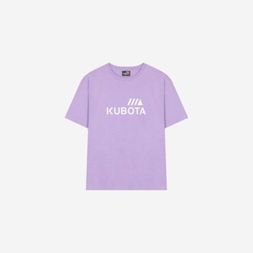 KUBOTA T-Shirt Unisex L fioletowy - stylowy i wygodny do codziennego