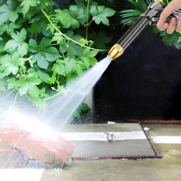 САДОВЫЙ ШЛАНГ-ПИСТОЛЕТ, ВОДЯНОЙ РАСПЫЛИТЕЛЬ ДЛЯ МОЙКИ ПОД ДАВЛЕНИЕМ С РЕГУЛИРОВКОЙ