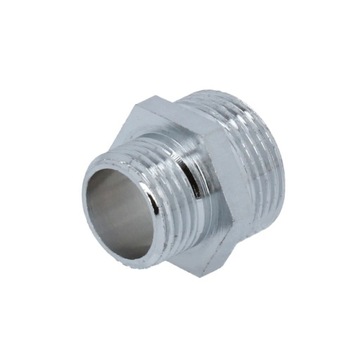 Nypel redukcyjny niklowany 3/4''x1/2'' mosiężny