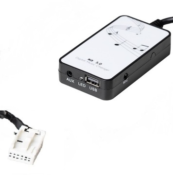 ZMIENIARKA ADAPTER BT USB AUDI CHORUS 3 CONCERT 3 SYMPHONY 3 RNS-E DELTA 6