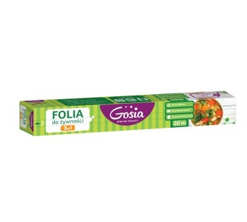FOLIA do żywności 3w1 GOSIA 20m 1szt