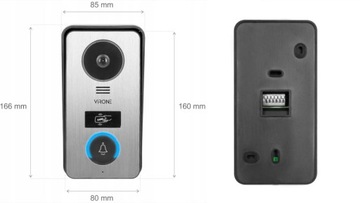 WIDEODOMOFON WiFi Domofon Full HD Czytnik BRELOKI Brama 7