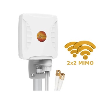 Szerokopasmowa Antena Internet LTE 5G MIMO 2x2 SMA Kable 5m Poynting