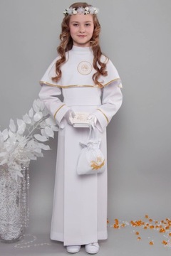 Альб для первого причастия для девочки - двойная складка.
