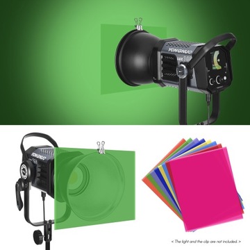 8 цветов/набор прозрачного гелевого фильтра из ПЭТ