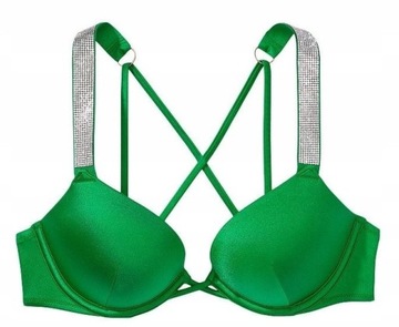 Góra kąpielowa Victoria's Secret Bombshell 2xpush-up z cyrkoniami 75C (34C)