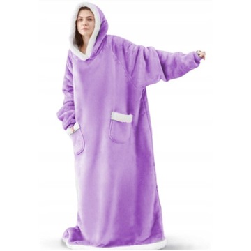 KOC BLUZA OVERSIZE CIEPŁA 2W1 GRUBA XXL DŁUGA