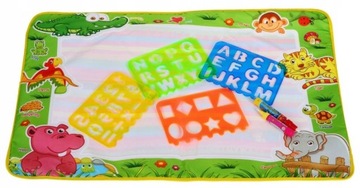 ЦВЕТНЫЕ ШАБЛОНЫ ВОДНЫХ КОВРИКОВ РИСУНОК БУКВ ЦИФР