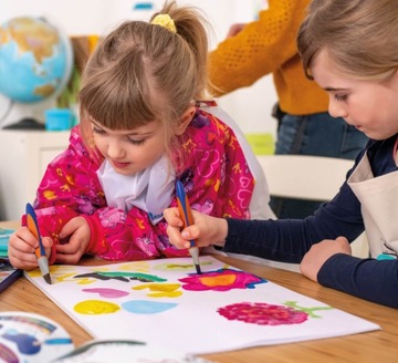 Кисти Griffix, плоские, круглые 6/12, ручка треугольная, 3 шт + ластик PELIKAN