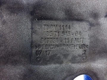 BMW 7 G11 G12 TLUMENÍ MOTORU 8571545