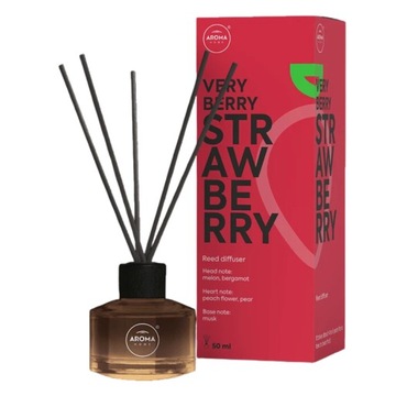 PATYCZKI ZAPACHOWE AROMA MODERN FRUTIS STICKS 50ML STRAWBERRY TRUSKAWKOWY