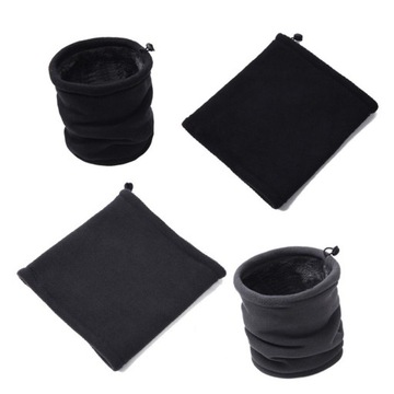 Ветрозащитный флисовый шарф, утеплитель для шеи,