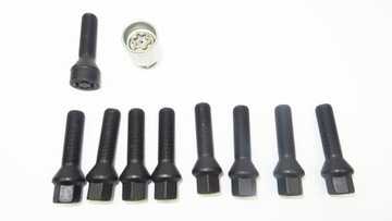 H&R B1454501SET Black M14x1, 5x45 Cone 60 Grad