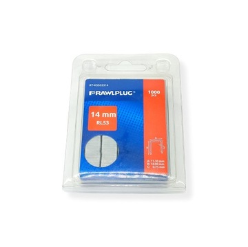 Rawlplug zszywki tapicerskie 1000 szt. 14 mm
