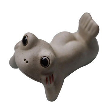 Керамическая фигурка лягушки, чайного питомца, маленькая форма C