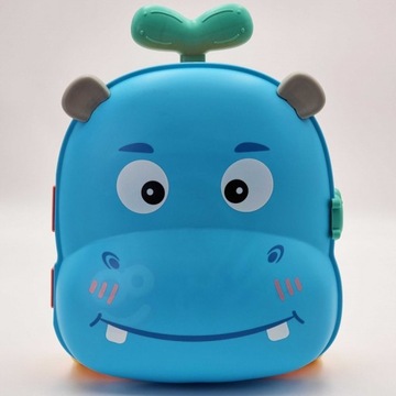 Zestaw do Piasku 3w1 Walizka Hipopotam Zabawka