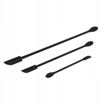 3 szt. Zestaw mini silikonowych szpatułek