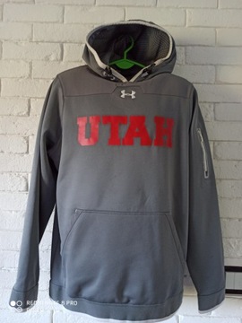 MĘSKA SZARA BLUZA UNDER ARMOUR UTAH COLD GEAR S M