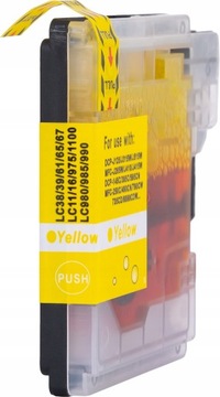 10 чернил для BROTHER LC1100 LC980 DCP-145C 165C 375